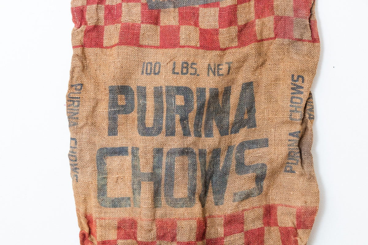 Vintage burlap feed online sacks