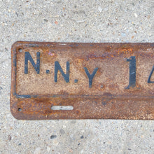 Load image into Gallery viewer, 1938 Norfolk Navy Yard License Plate Topper NNY Military Naval Fort
