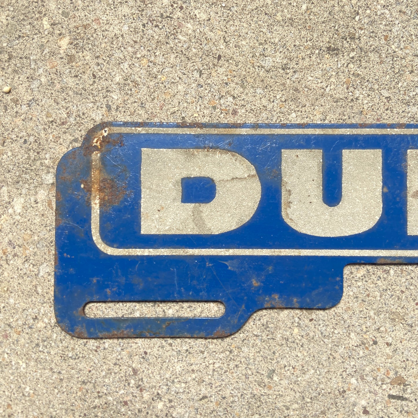 1950 Era Duke University Blue Devils License Plate Topper