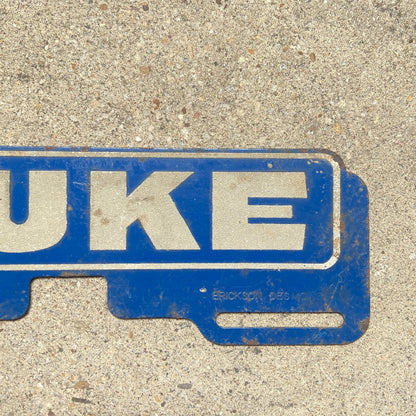 1950 Era Duke University Blue Devils License Plate Topper