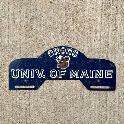 1950s University of Maine License Plate Topper Graphic Wall Decor