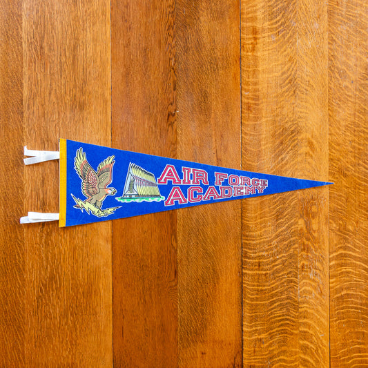 US Air Force Academy Felt Pennant Vintage College Wall Decor