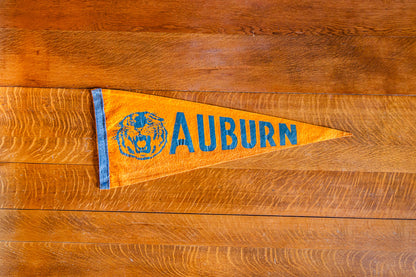 Auburn University Felt Pennant Vintage Tigers Memorabilia