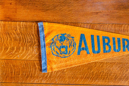 Auburn University Felt Pennant Vintage Tigers Memorabilia