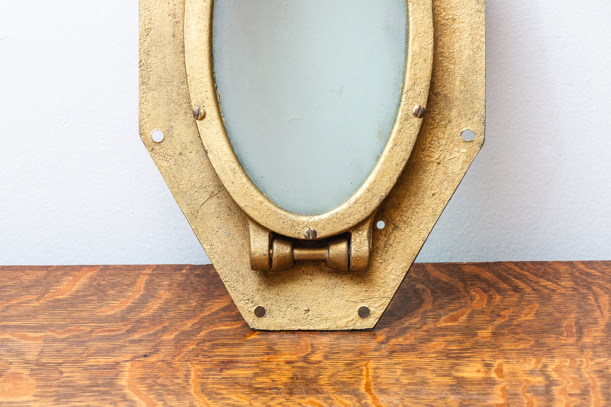 Oval Brass Porthole Antique Coastal Wall Decor – Eagle's Eye Finds