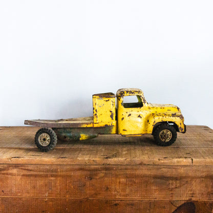 Buddy L Yellow Truck Cab | Vintage 1950s Toy Truck