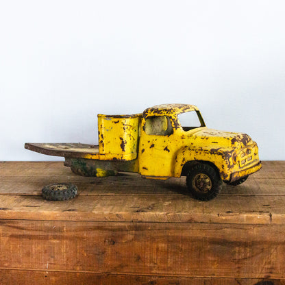 Buddy L Yellow Truck Cab | Vintage 1950s Toy Truck