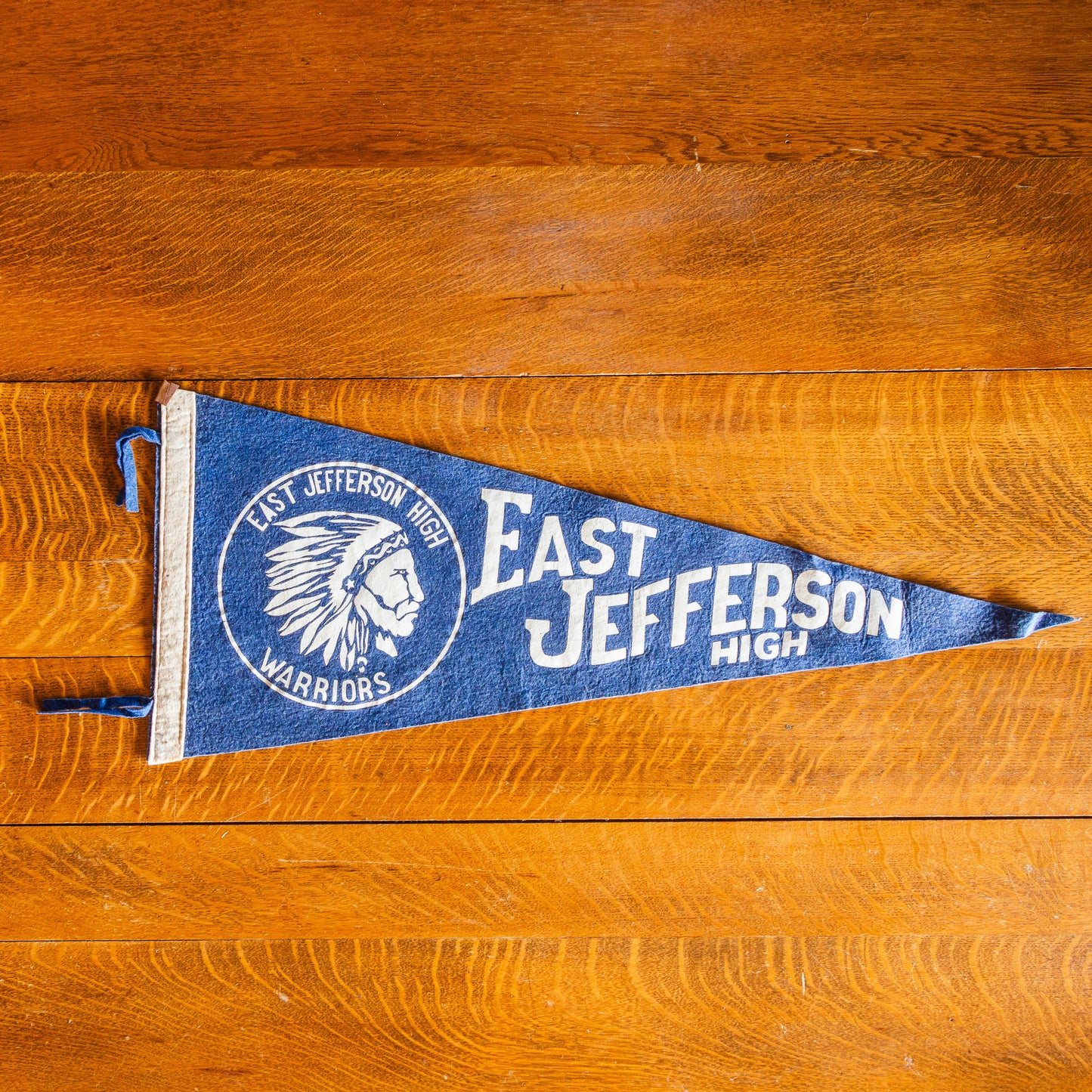 East Jefferson High School Felt Pennant Vintage