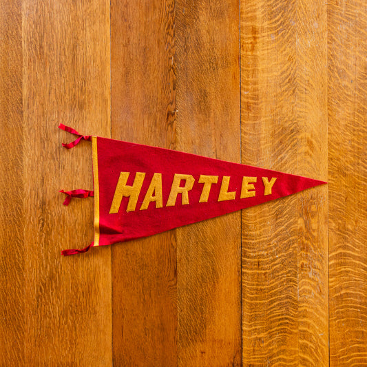 Hartley Iowa Felt Pennant Vintage Red Wall Decor