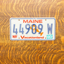 Load image into Gallery viewer, 1987 Maine License Plate Vintage Lobster Beach Wall Decor
