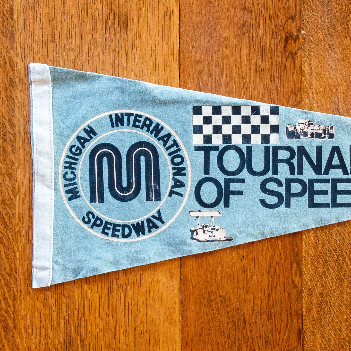 Michigan Speedway Felt Pennant Vintage Tournament of Speed Racing Collectible