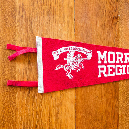 Morris Hills High School Felt Pennant Vintage