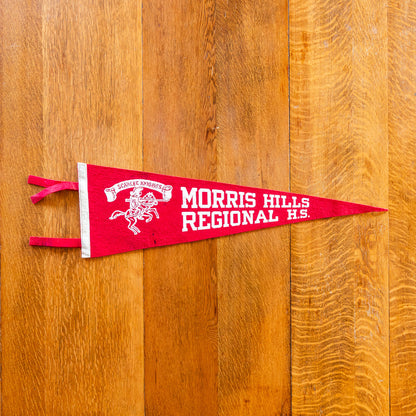 Morris Hills High School Felt Pennant Vintage