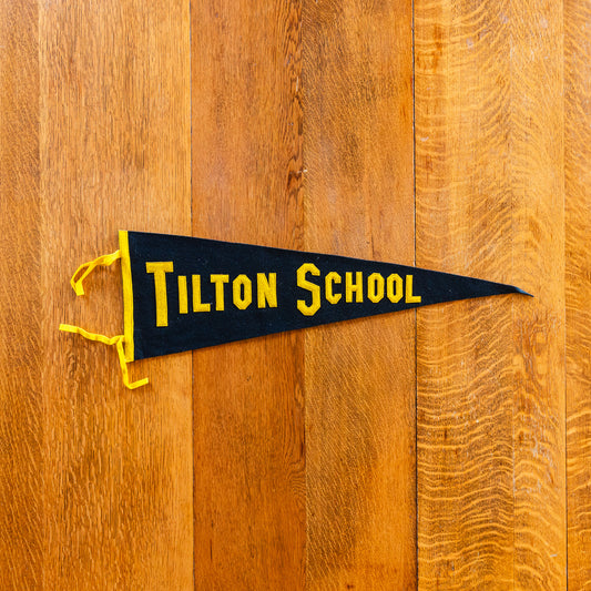 Tilton School Felt Pennant | Vintage New Hampshire Decor