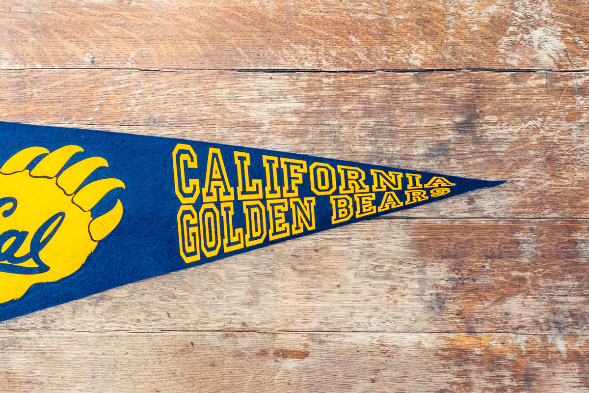 California Golden Bears Felt Pennant Vintage UC Berkeley Wall Decor ...