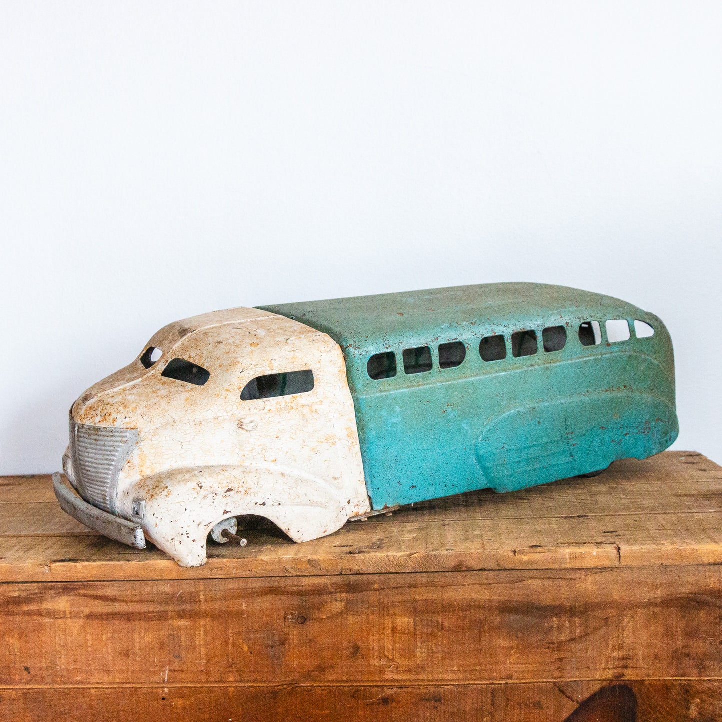 Wyandotte Coast to Coast Bus | Vintage 1930s Pressed Steel Toy