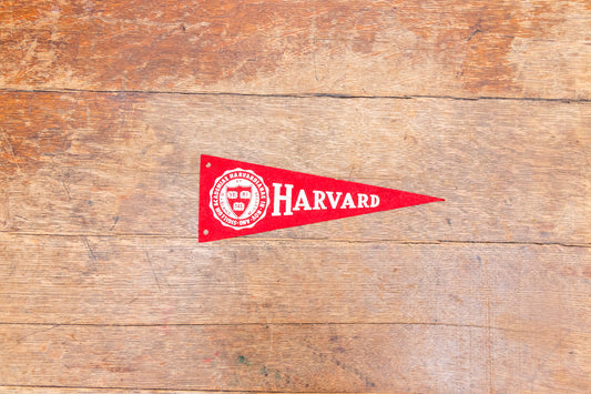 Harvard Mini Felt Pennant Vintage College Wall Decor - Eagle's Eye Finds