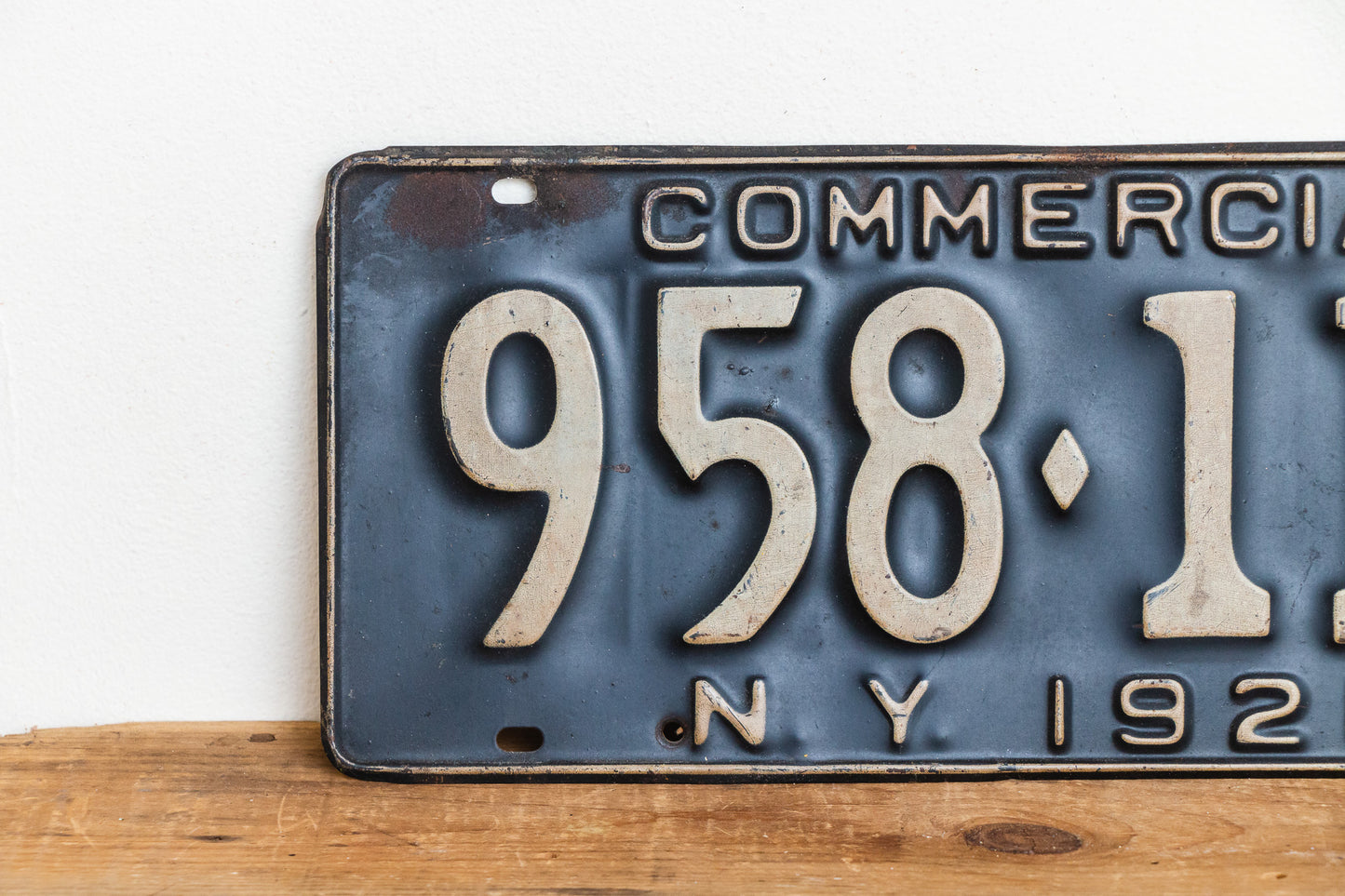 1926 Commercial New York License Plate Vintage Truck Wall Hanging Decor - Eagle's Eye Finds