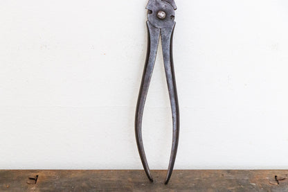 Industrial Pliers Vintage Metal Tool