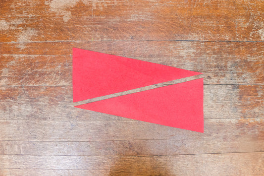 Blank Felt Pennant Vintage Craft Supply