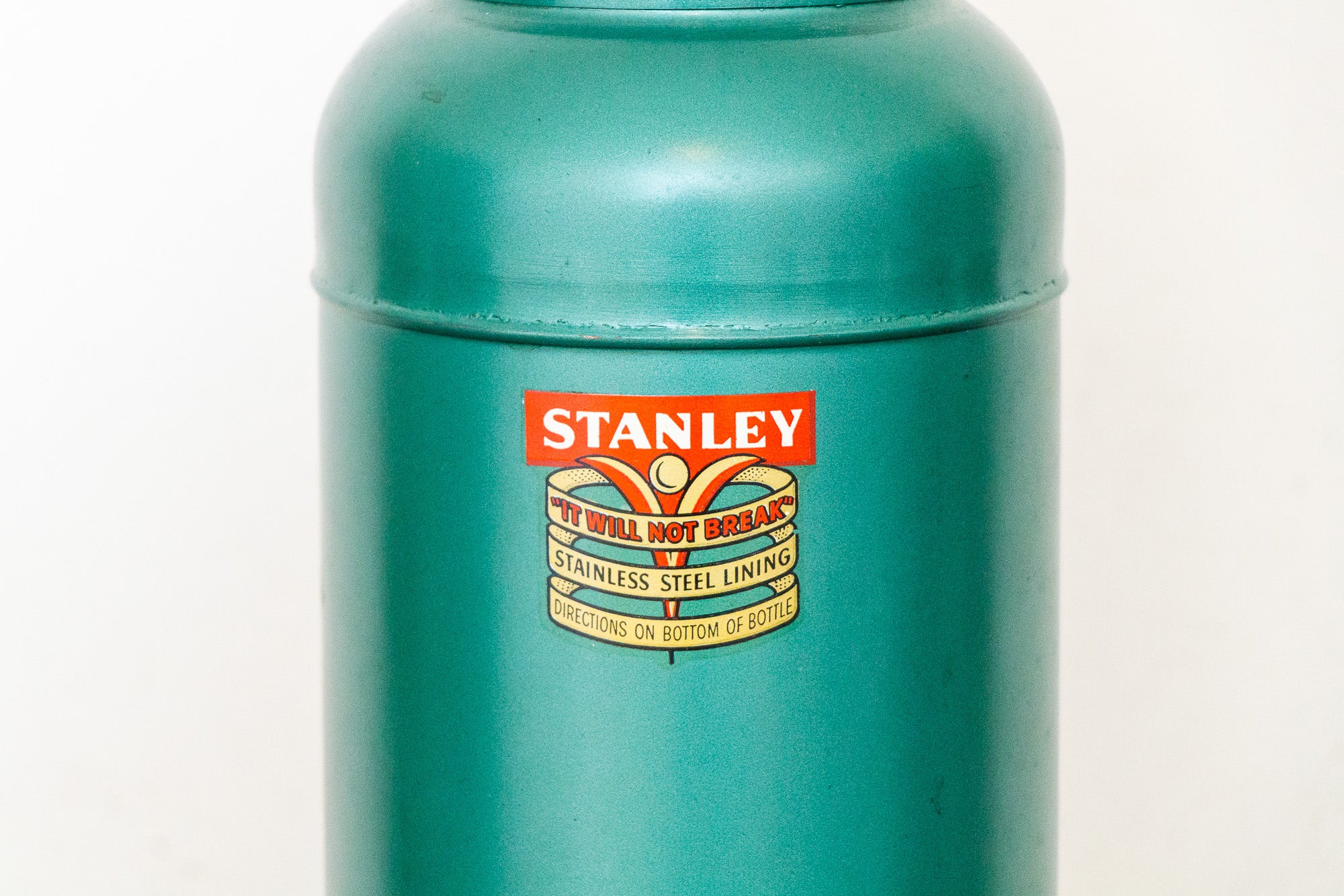 Vintage Stanley dark green thermos