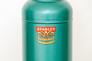 Stanley Super Vac Green Thermos, Vintage Red Label Cork Stopper Steel Cup  N943 in 2023