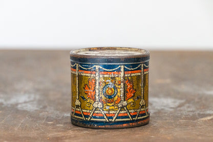 Tin Litho Drum Bank Vintage Toy Coin Piggy Bank