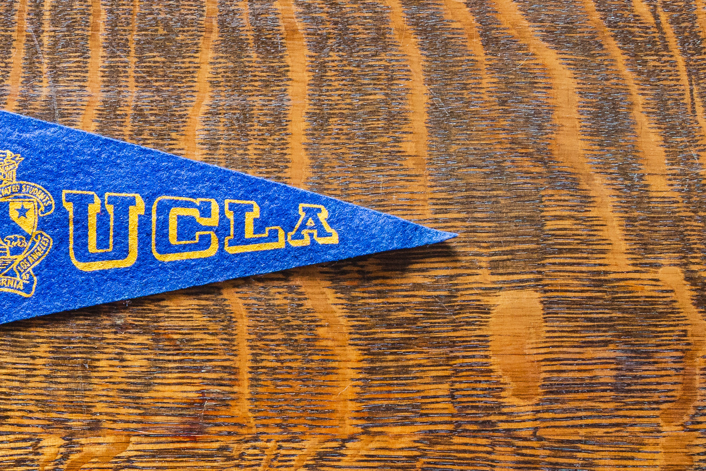 UCLA Mini Felt Pennant Vintage College Basketball Decor