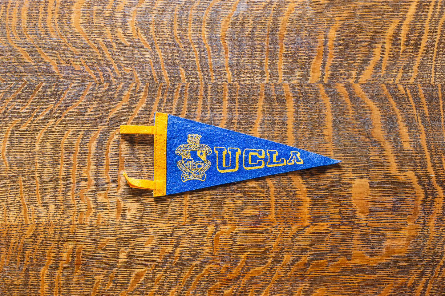 UCLA Mini Felt Pennant Vintage College Basketball Decor