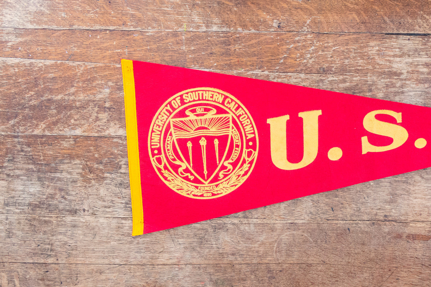 USC Felt Pennant Vintage University of Southern California Memorabilia