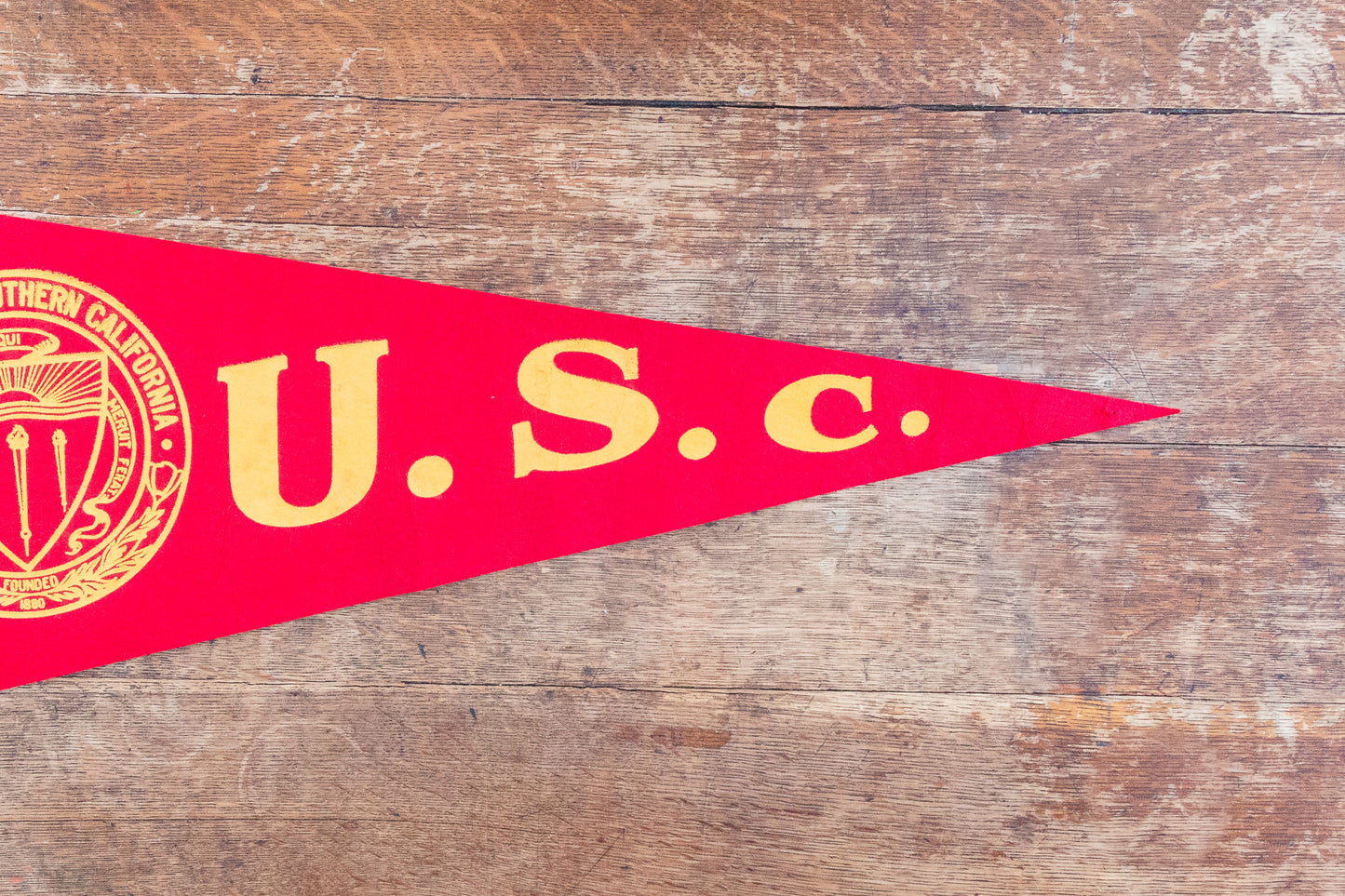 USC Felt Pennant Vintage University of Southern California Memorabilia