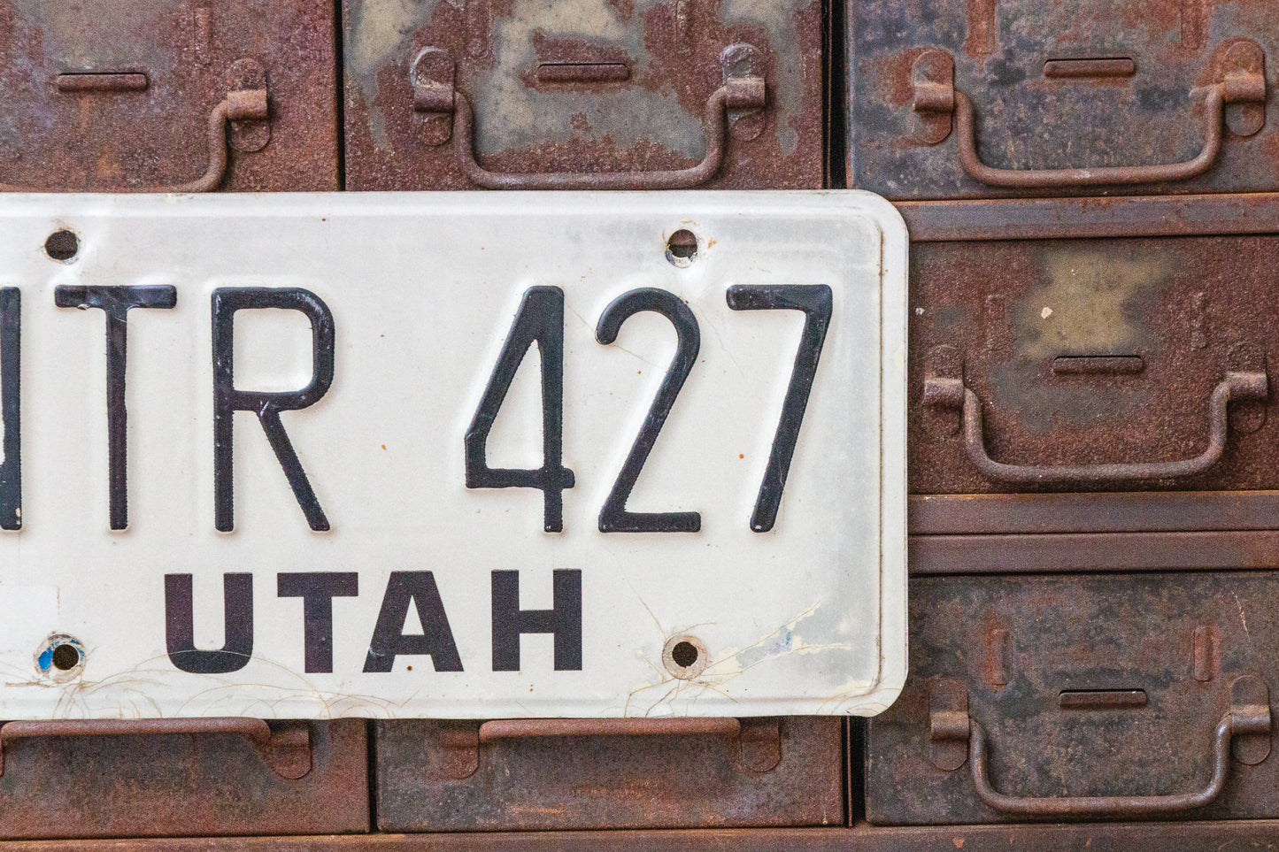 Utah 1983 License Plate Vintage Wall Hanging Decor - Eagle's Eye Finds