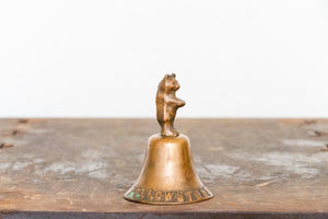 Brass Dutch Lady Figural Bell Vintage Mid-Century Decor – Eagle's Eye Finds