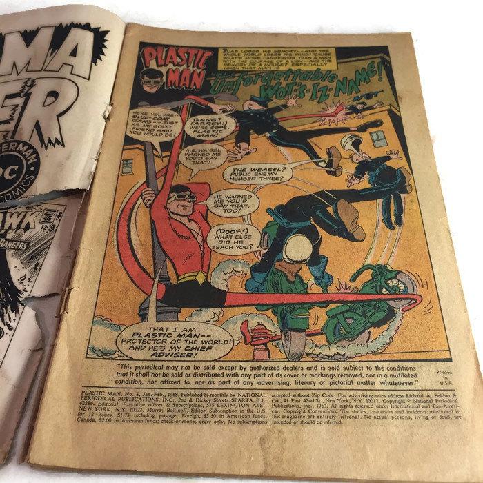 Plastic Man DC Comics "The Unforgettable Wot's-Iz-Name" Number 6 - Eagle's Eye Finds