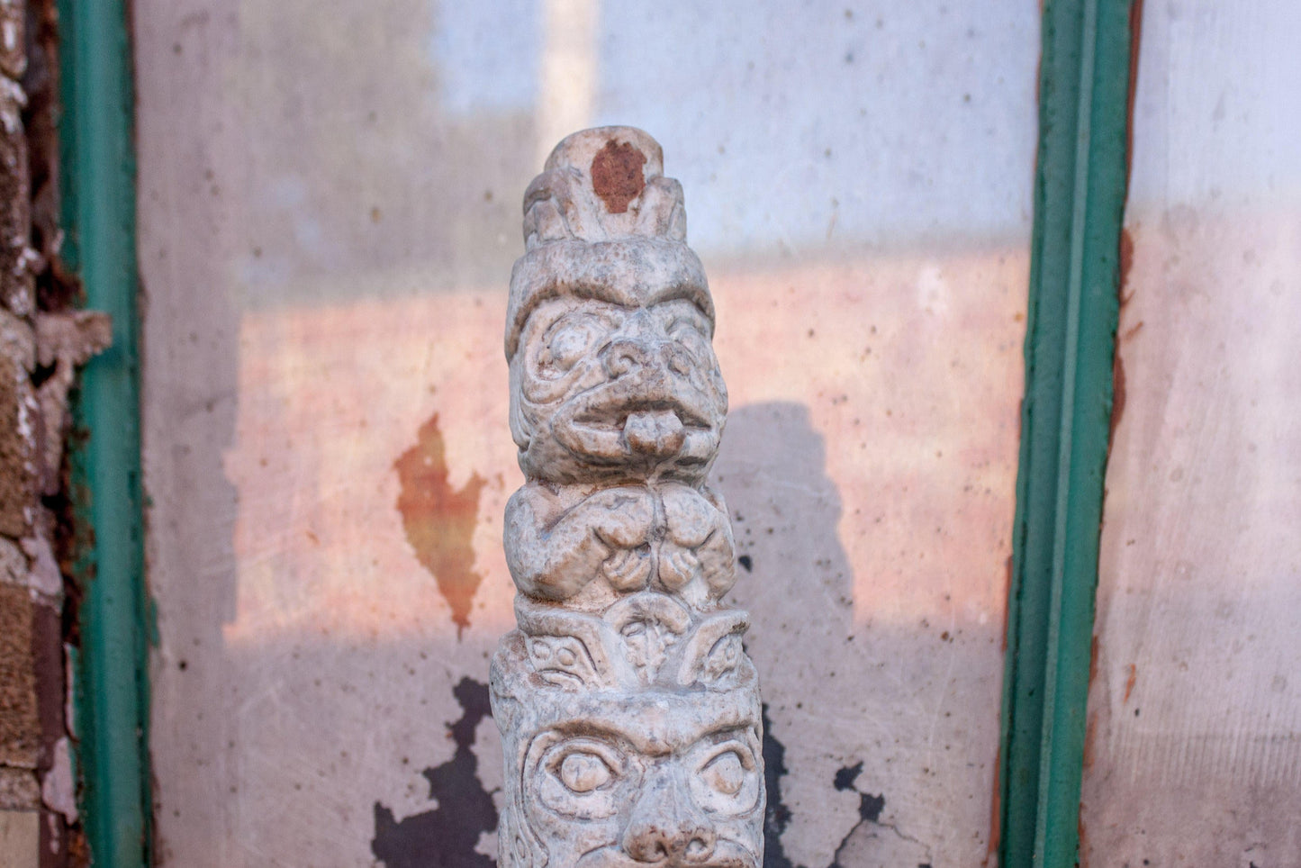 Totem Pole Decanter by M. H. Strikow Vintage Midcentury Modern Bar Decor - Eagle's Eye Finds