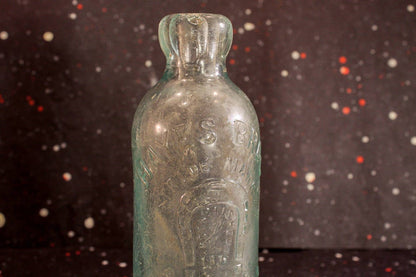 Hayes Bros. Blob Top Bottle Antique Hutchinson Hutch Aqua Bottle - Eagle's Eye Finds