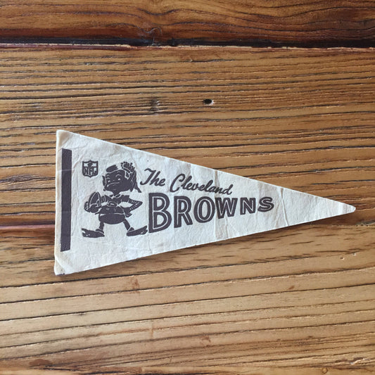 The Cleveland Browns Vintage Football NFL Pennant - Eagle's Eye Finds