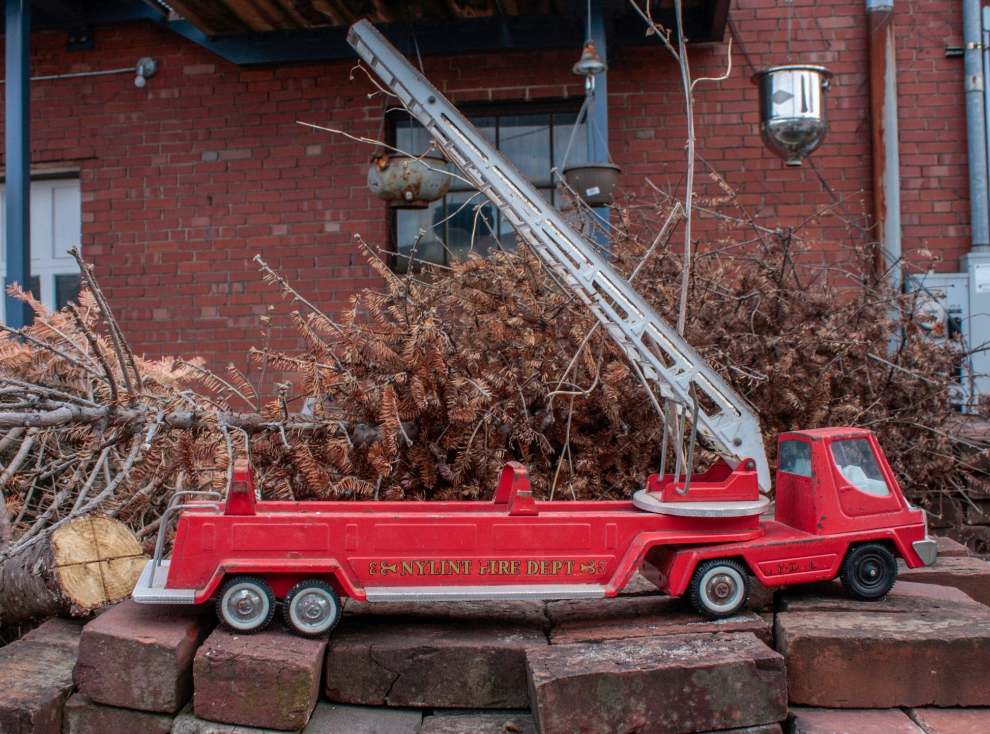 Nylint Fire Department Fire Truck Vintage Children's Toy - Eagle's Eye Finds