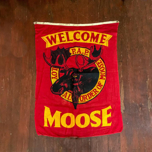 Loyal Order of Moose Banner Vintage Fraternal Order Decor - Eagle's Eye Finds