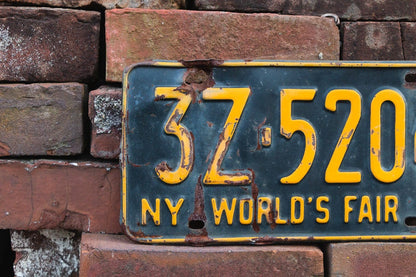 New York 1964 World's Fair Vintage License Plate - Eagle's Eye Finds