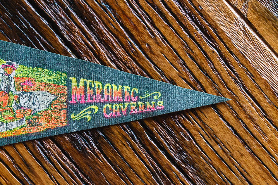 Meramec Caverns, Stanton Missouri Felt Pennant Wall Hanging Decor - Eagle's Eye Finds