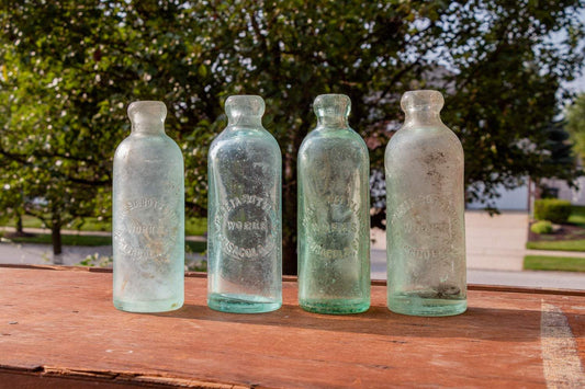 Hygeia Bottling Works Pensacola FL Hutch Bottle Vintage Antique Glass Bottles - Eagle's Eye Finds