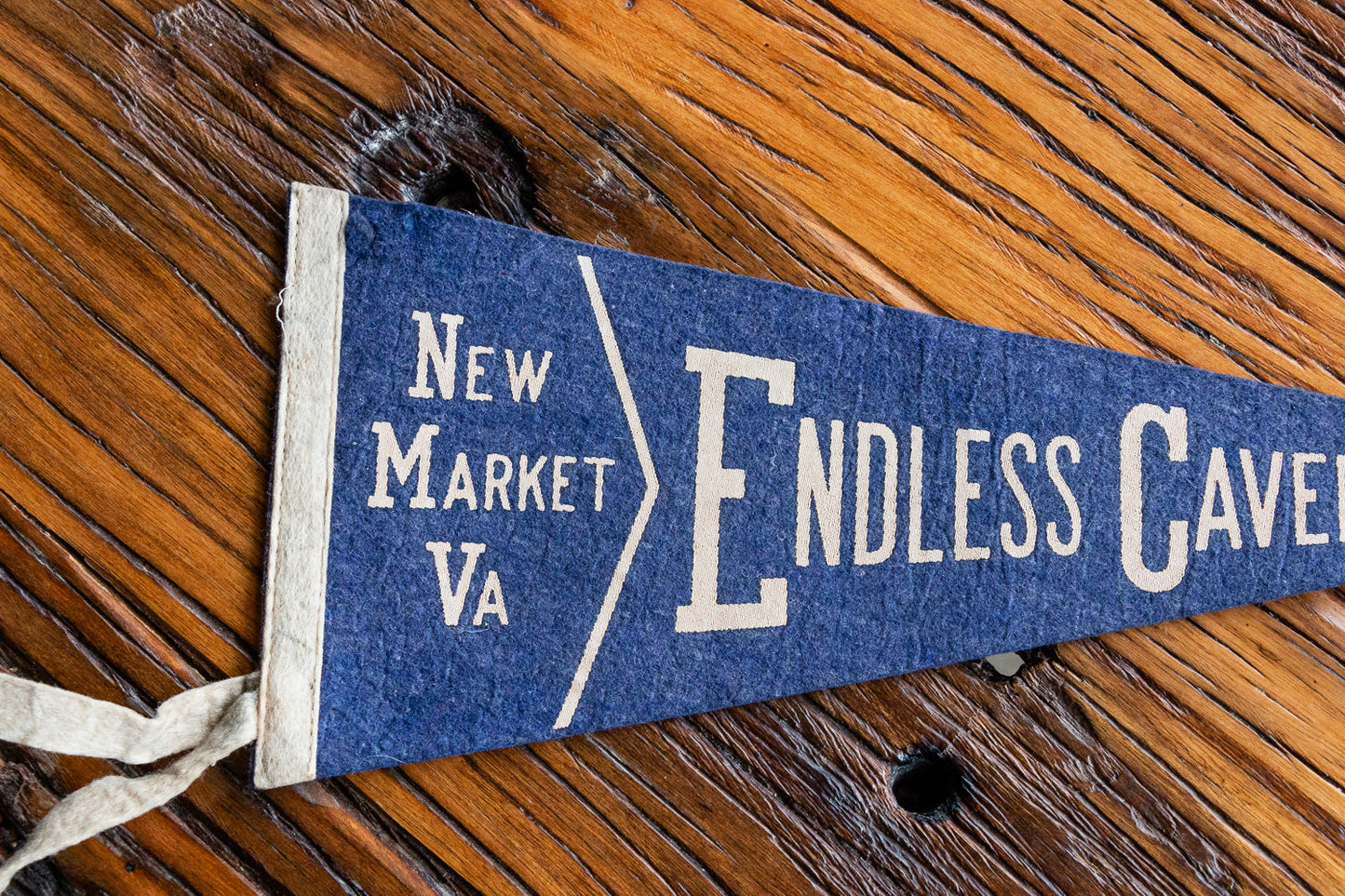 Endless Caverns Virginia Blue Felt Pennant Wall Decor - Eagle's Eye Finds