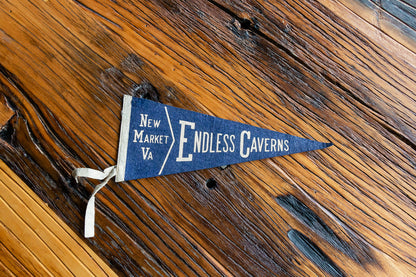 Endless Caverns Virginia Blue Felt Pennant Wall Decor - Eagle's Eye Finds