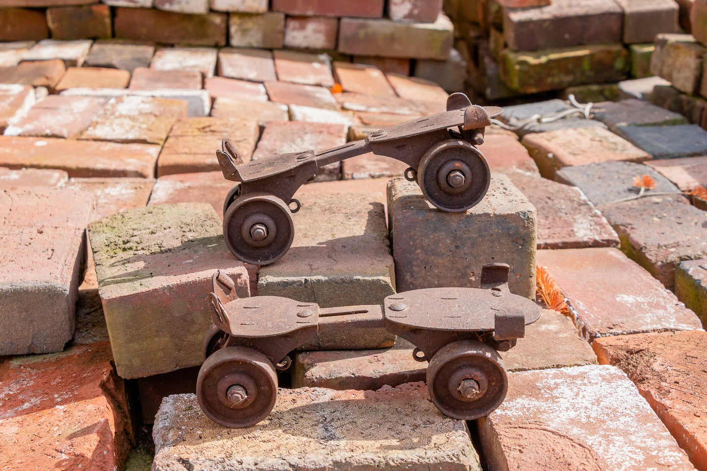 Rusty Roller Skates Vintage Children's Fun Decor - Eagle's Eye Finds