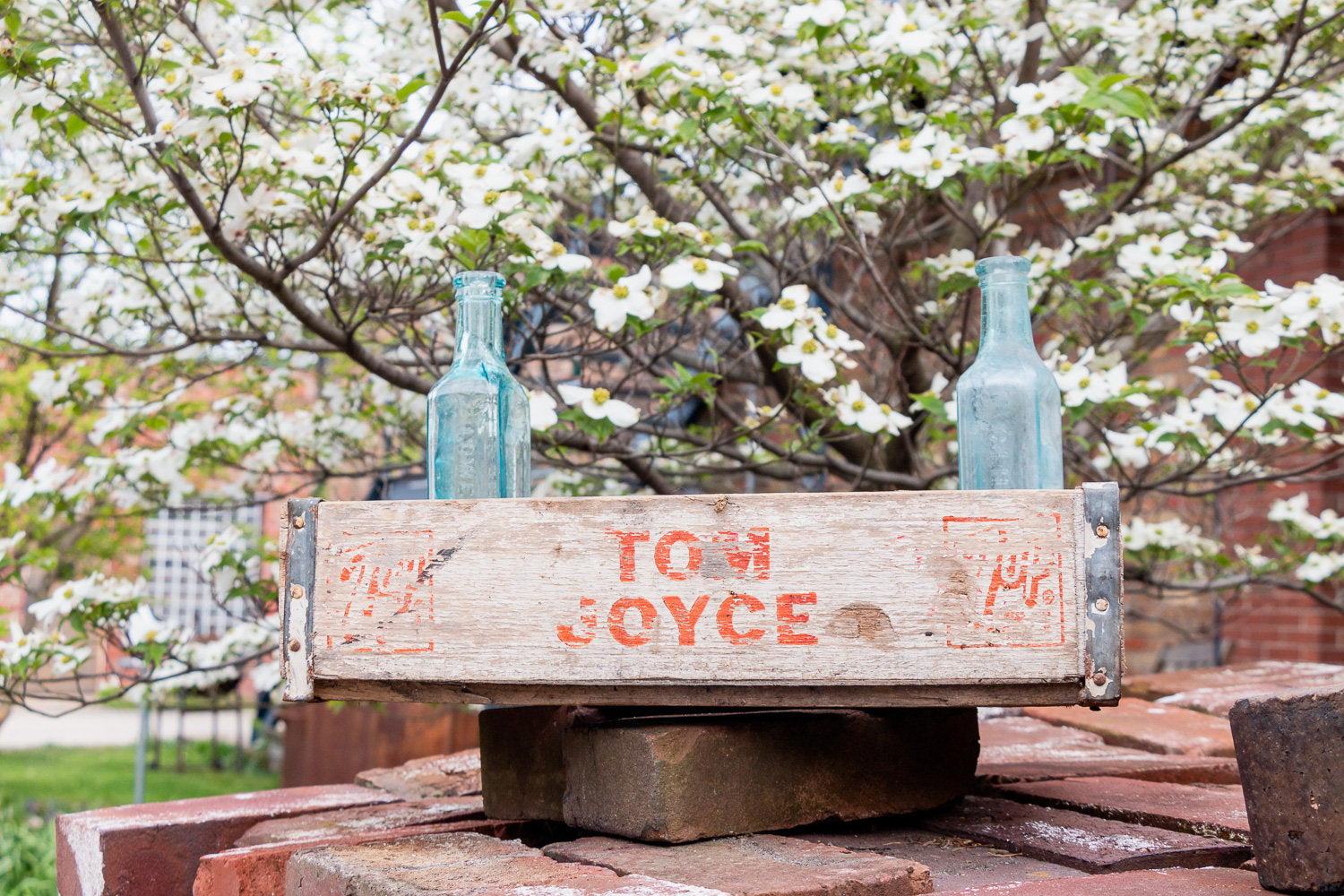 Tom Joyce 7up Soda Crate Vintage Wood Pop Box - Eagle's Eye Finds