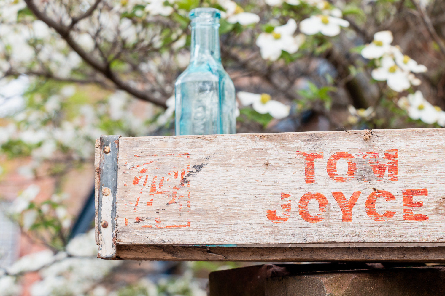 Tom Joyce 7up Soda Crate Vintage Wood Pop Box - Eagle's Eye Finds