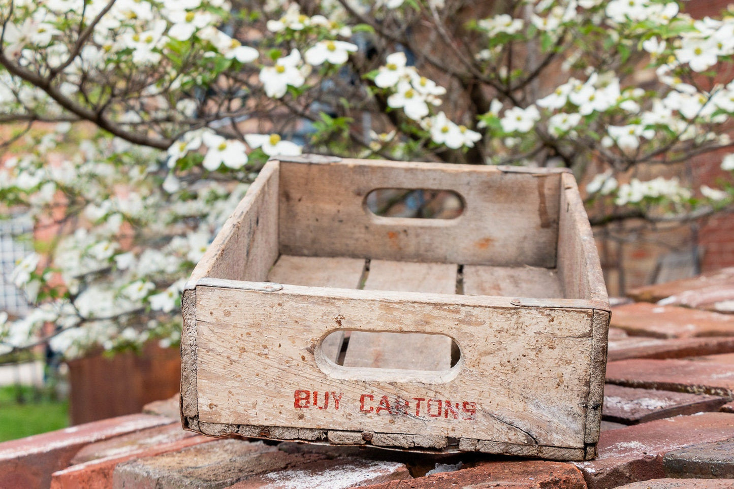 Tom Joyce 7up Soda Crate Vintage Wood Pop Box - Eagle's Eye Finds