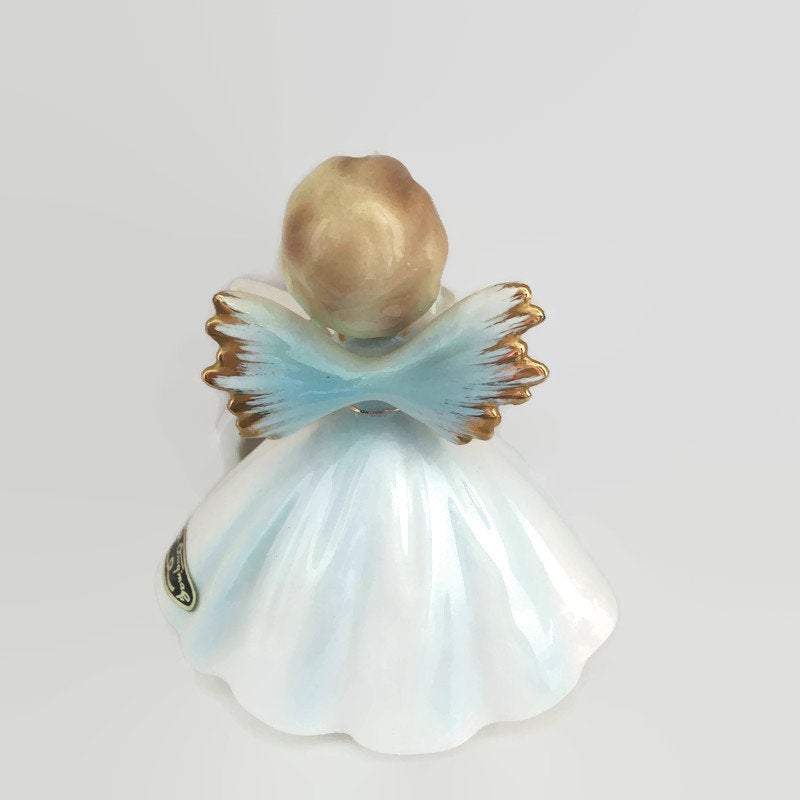 6th Birthday Josef Originals Angel Figurine Vintage Ceramic Six Year Old Gift - Eagle's Eye Finds