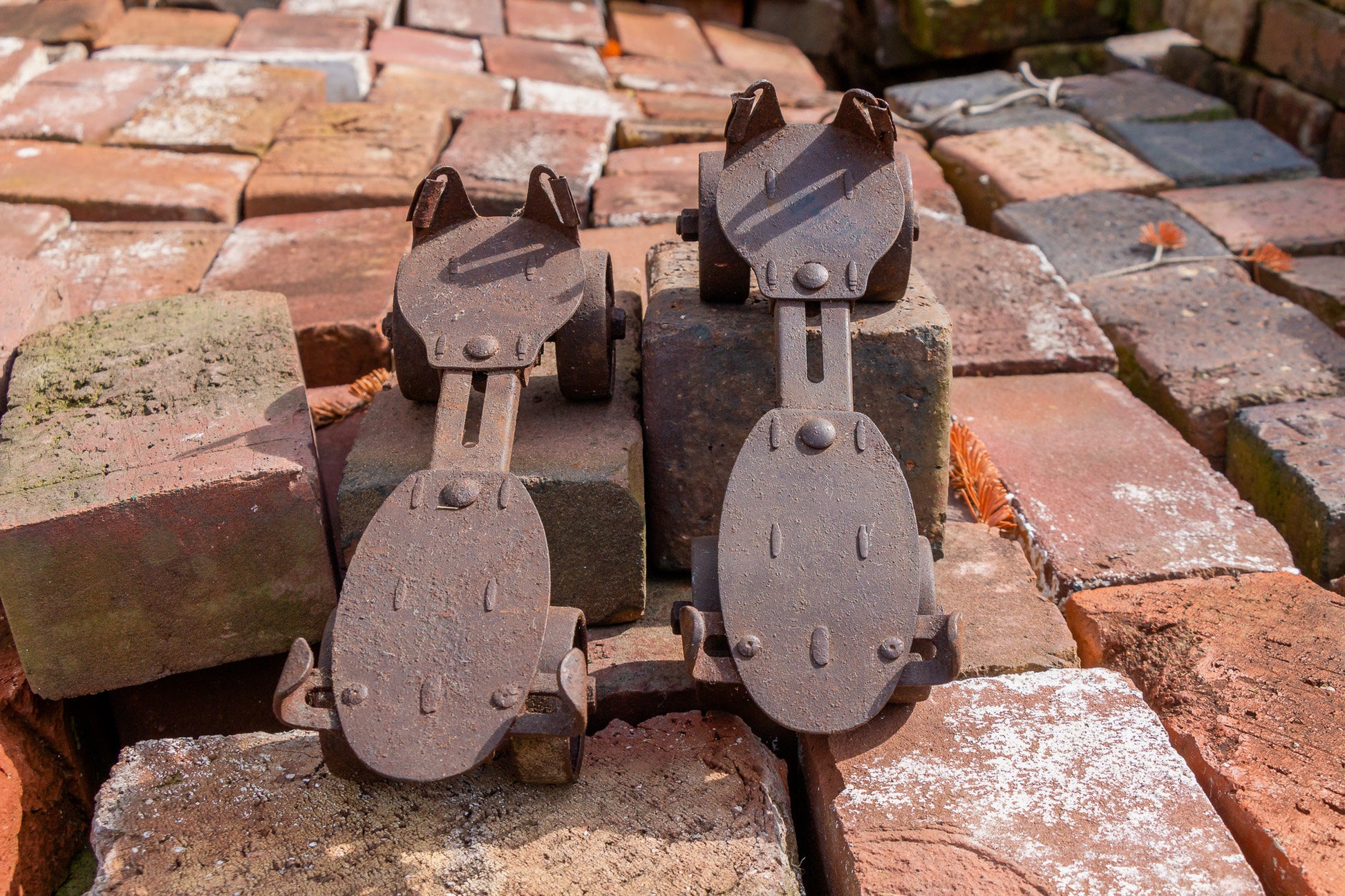 Rusty Roller Skates Vintage Children's Fun Decor - Eagle's Eye Finds